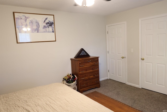 bedroom featuring hardwood / wood-style flooring