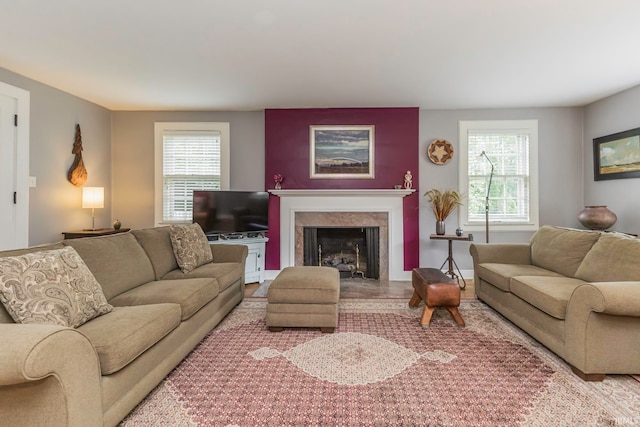 view of living room