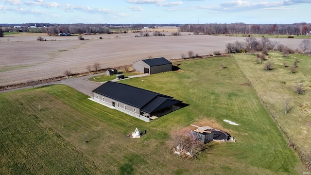 bird's eye view featuring a rural view