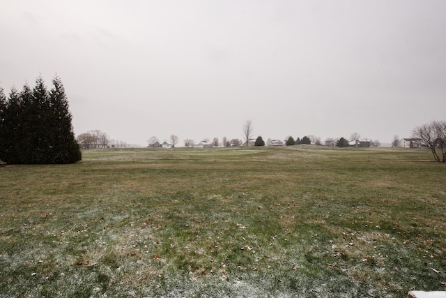 view of landscape with a rural view