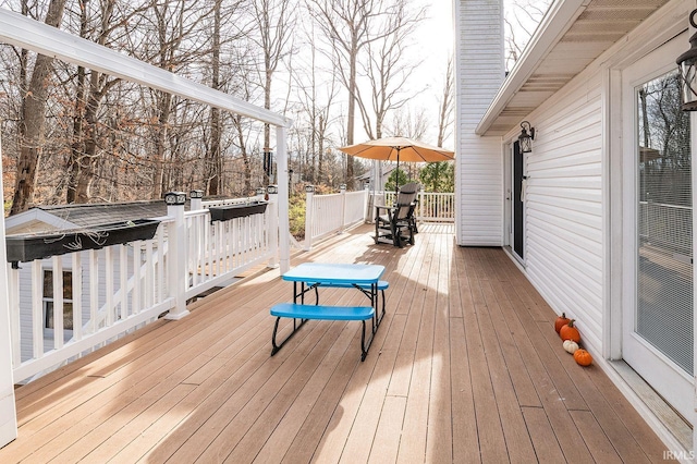 view of deck