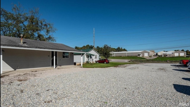 view of rear view of property