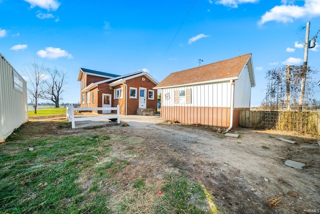 view of rear view of house