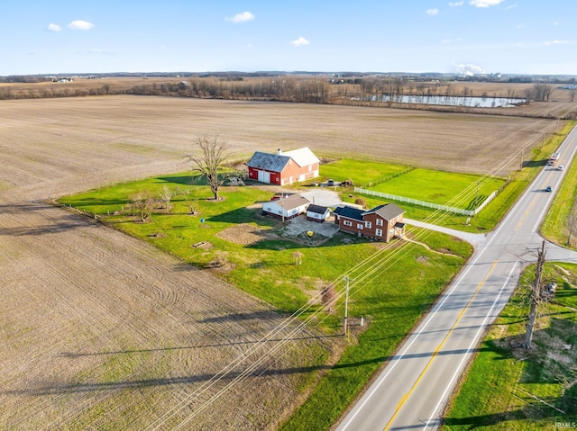 bird's eye view featuring a rural view