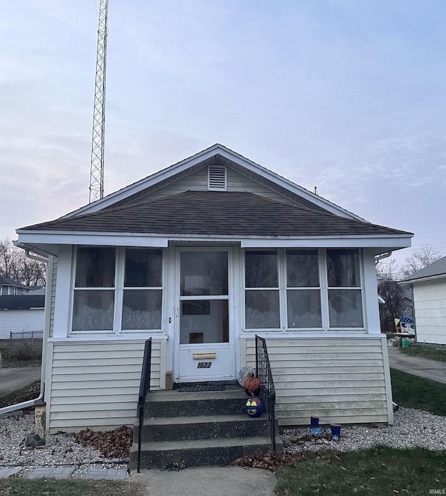 view of front of property