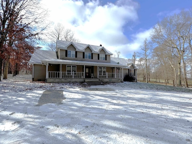 3020 10 Oclock Rd, Bloomingdale, IN 47832 - view of front of house with a porch