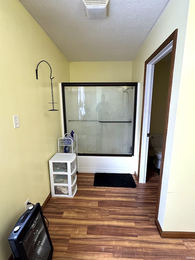 3020 10 Oclock Rd, Bloomingdale, IN 47832 - corridor with wood finished floors, baseboards, and a textured ceiling