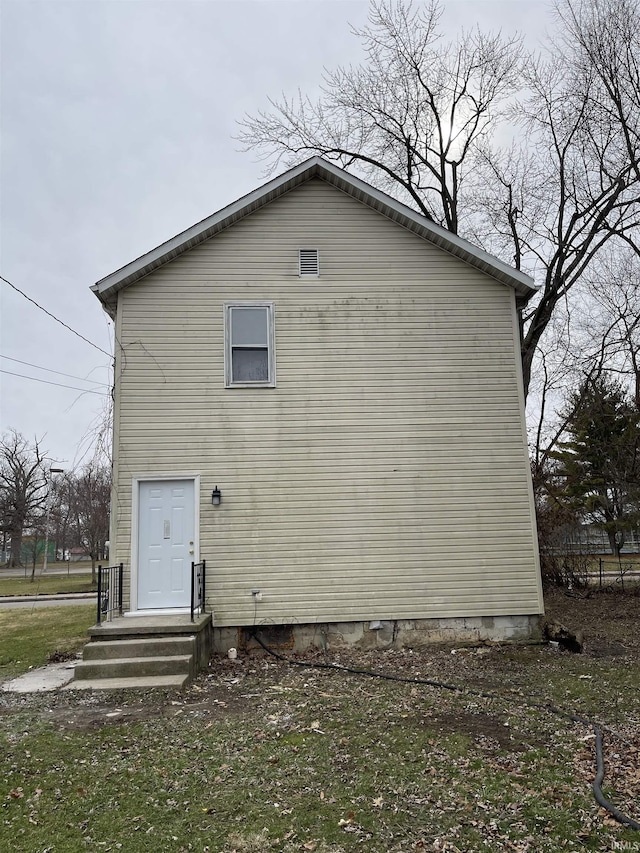 view of rear view of property