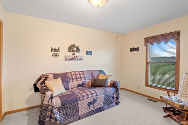 bedroom featuring carpet floors