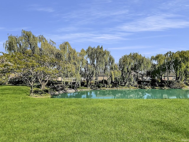 view of water feature