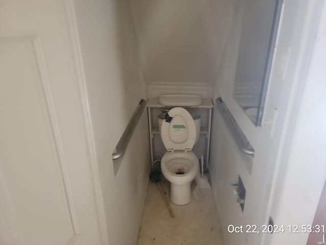 bathroom with toilet