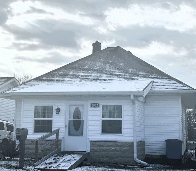 view of front of home