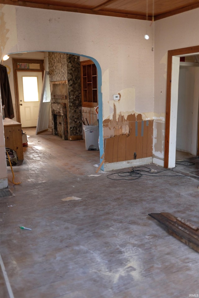 view of unfurnished living room