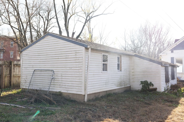 view of home's exterior