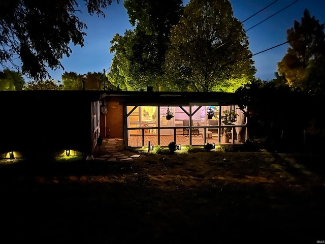 view of rear view of house