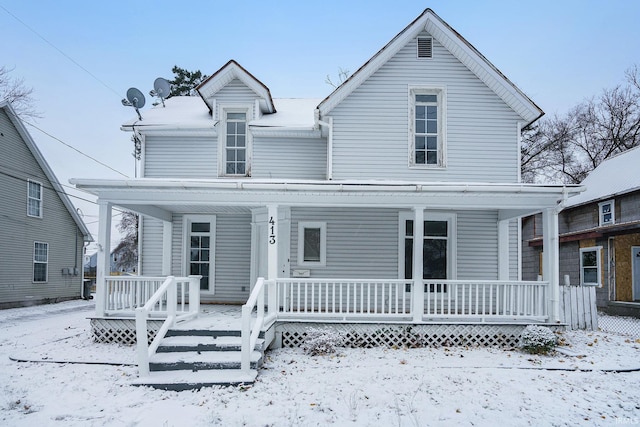 view of front of property