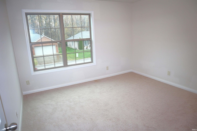 spare room with carpet flooring