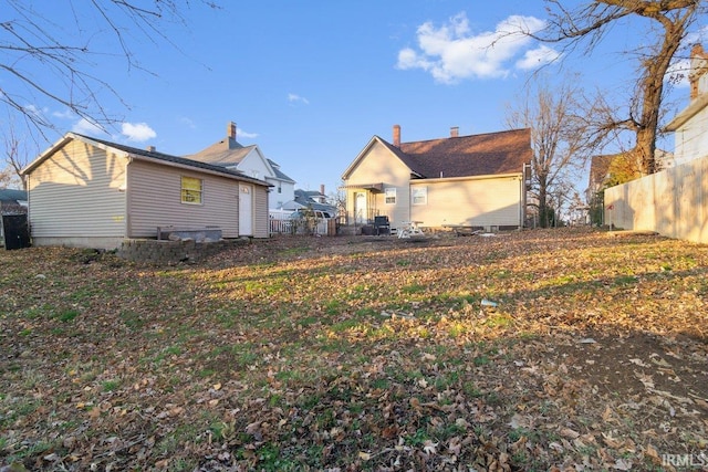 view of rear view of house