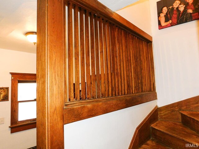 view of staircase