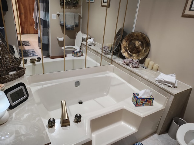 bathroom featuring tile patterned floors