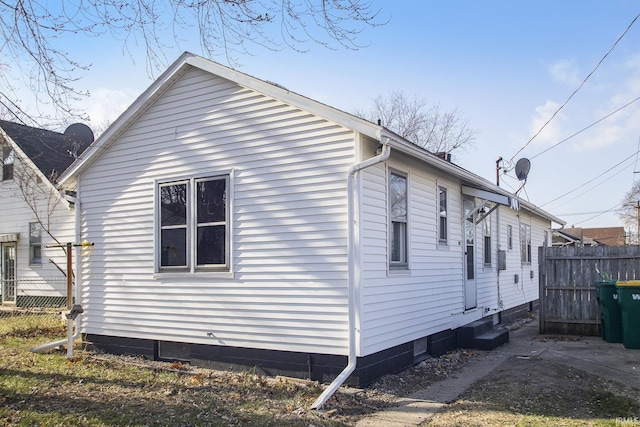 view of side of home