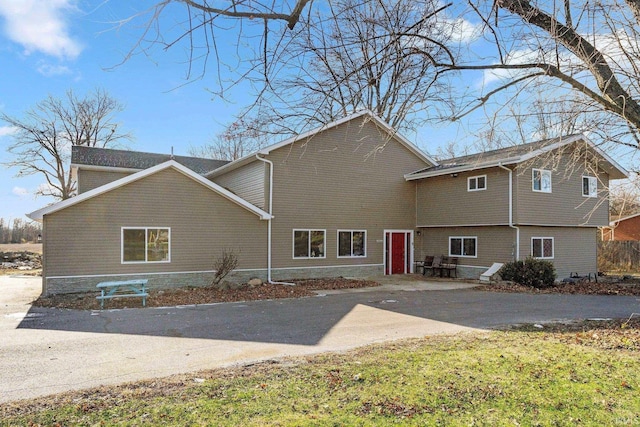 view of back of property