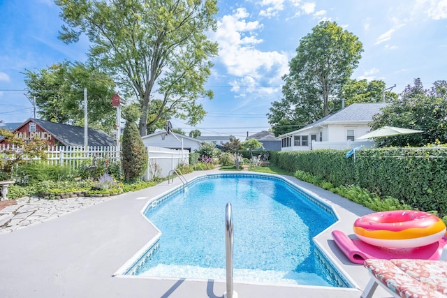 view of pool