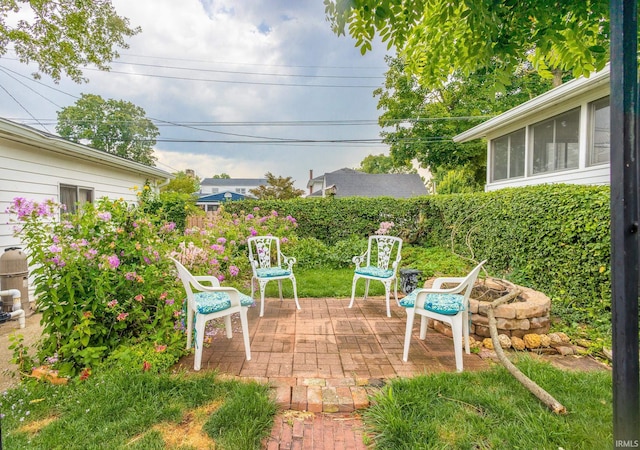 view of patio