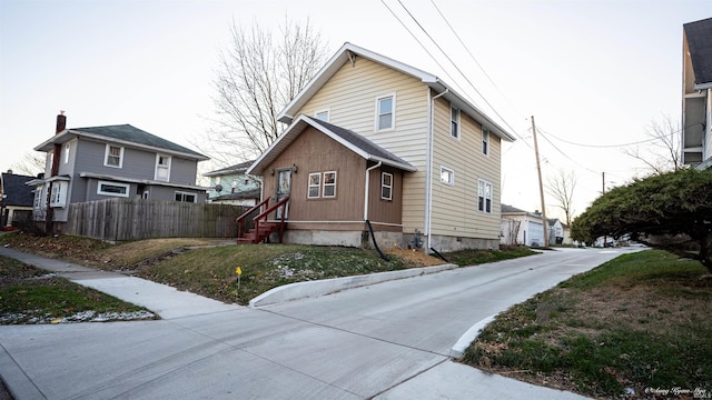 view of property exterior