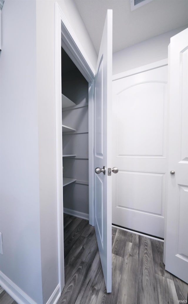 view of closet