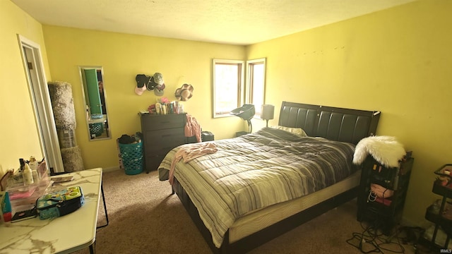 bedroom featuring carpet floors