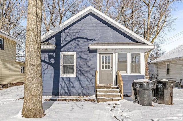 view of front of home