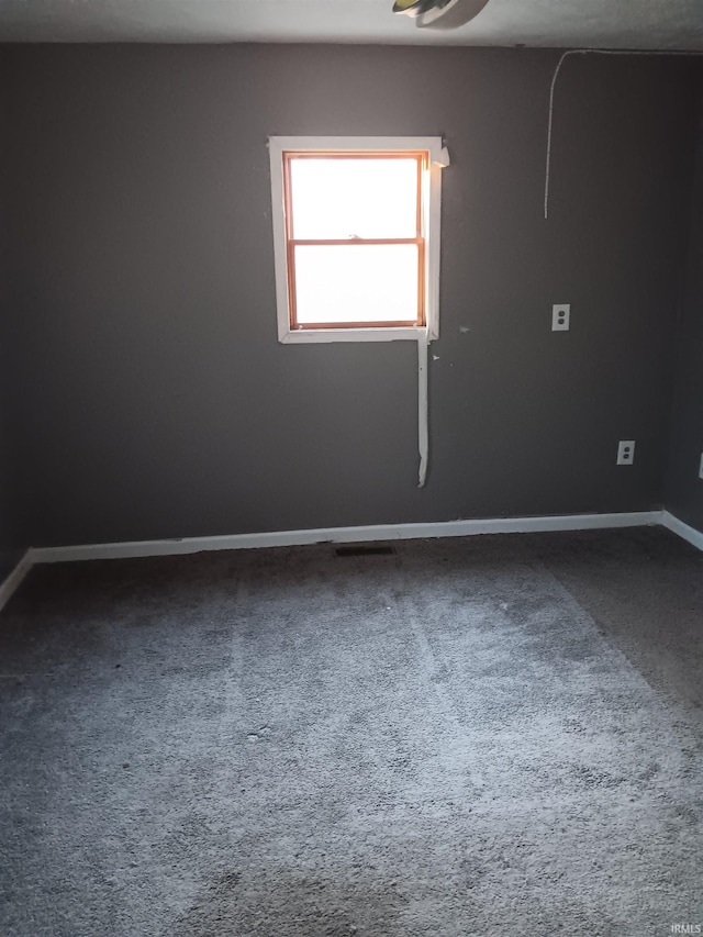 spare room with carpet floors