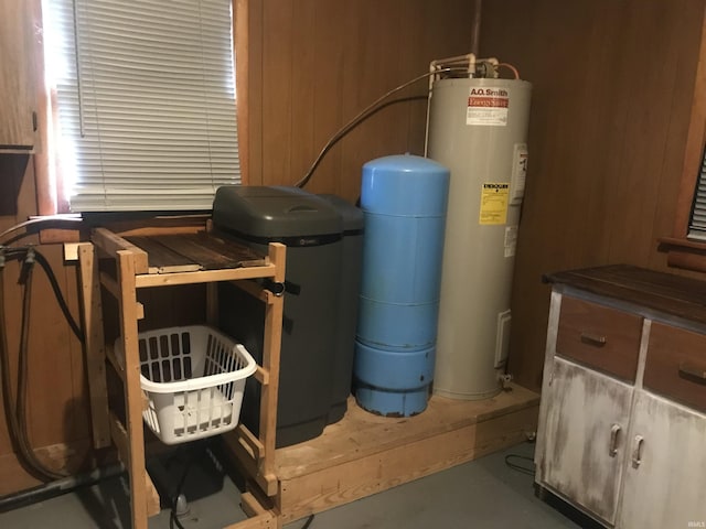 utilities featuring electric water heater