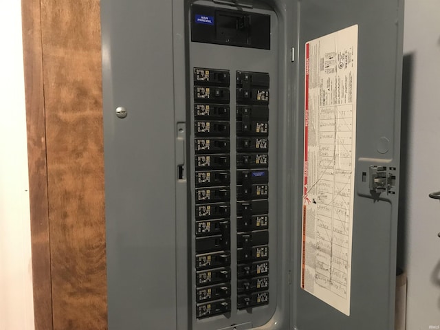 utility room featuring electric panel