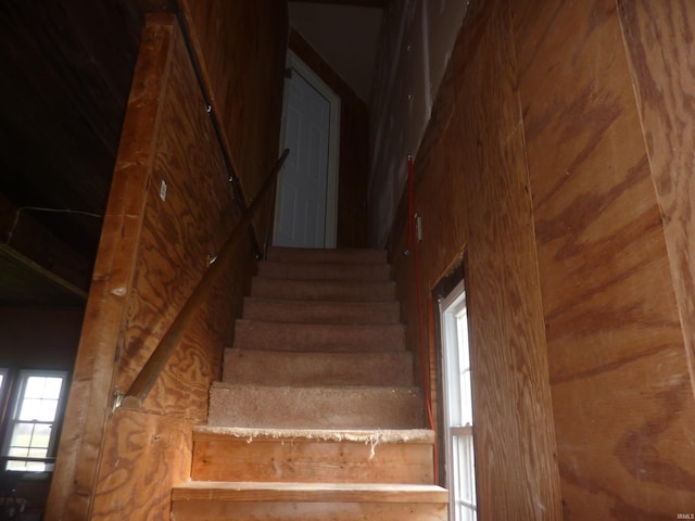 view of staircase