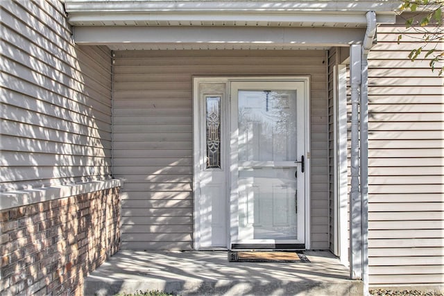 view of entrance to property