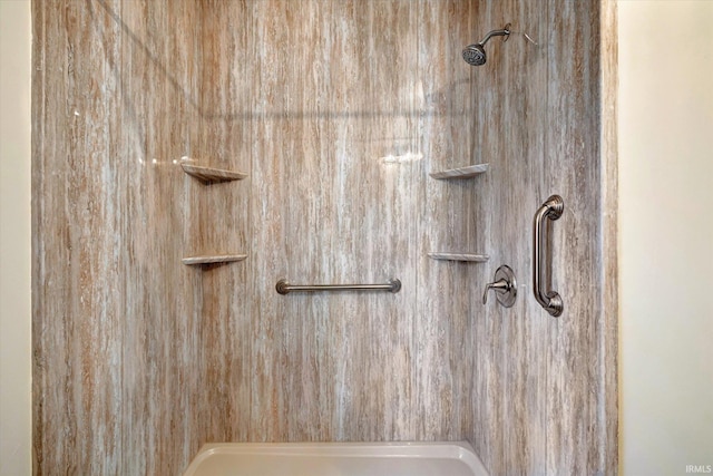 bathroom with walk in shower