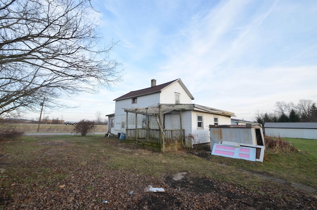 view of rear view of house