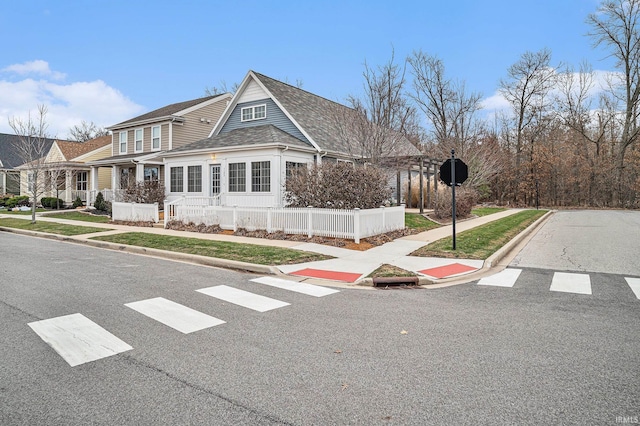 view of front of property