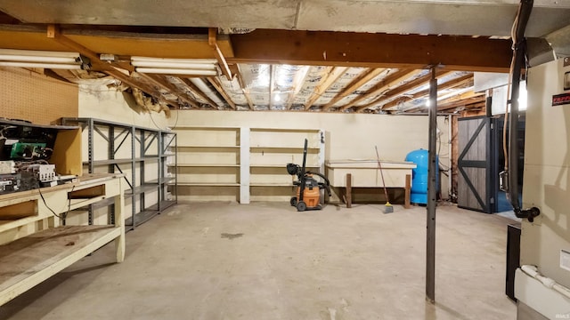 view of basement