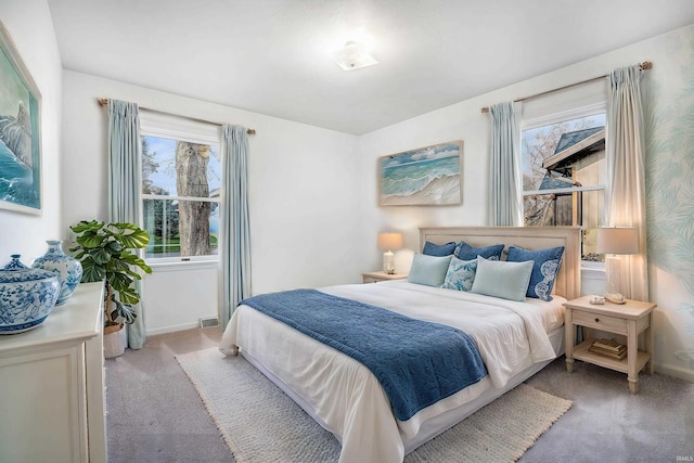 bedroom featuring carpet floors