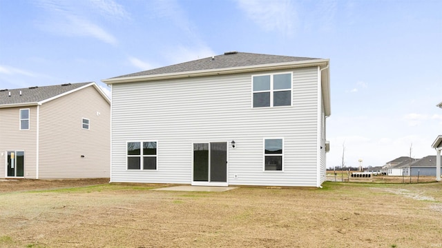 view of rear view of property