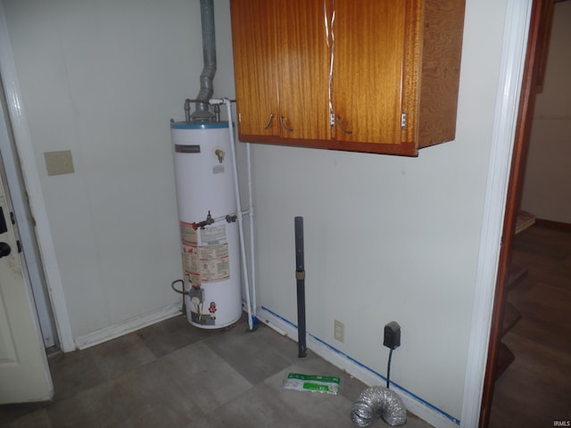 utilities featuring gas water heater