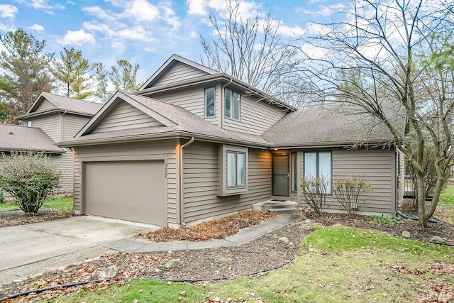 front of property featuring a garage