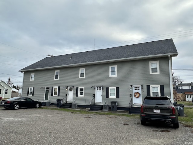 colonial home with central AC