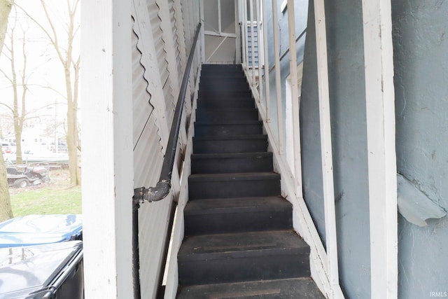 view of stairs