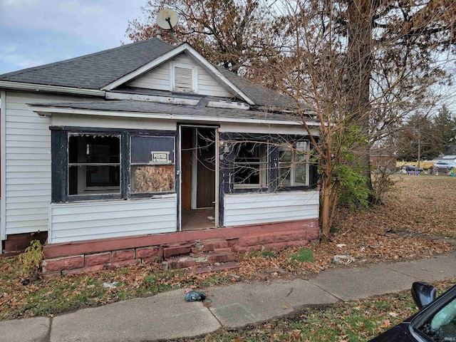 view of bungalow-style home