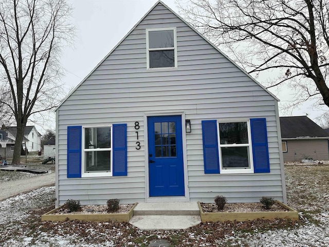 view of bungalow-style house