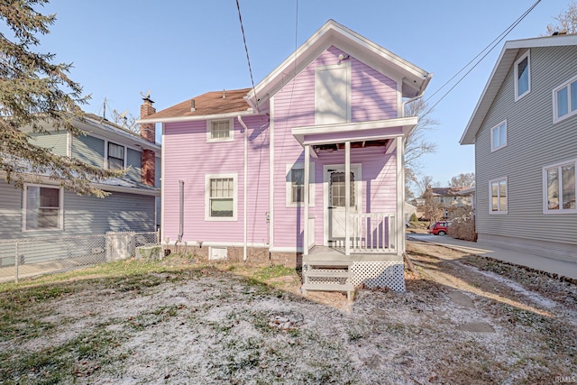 view of rear view of house